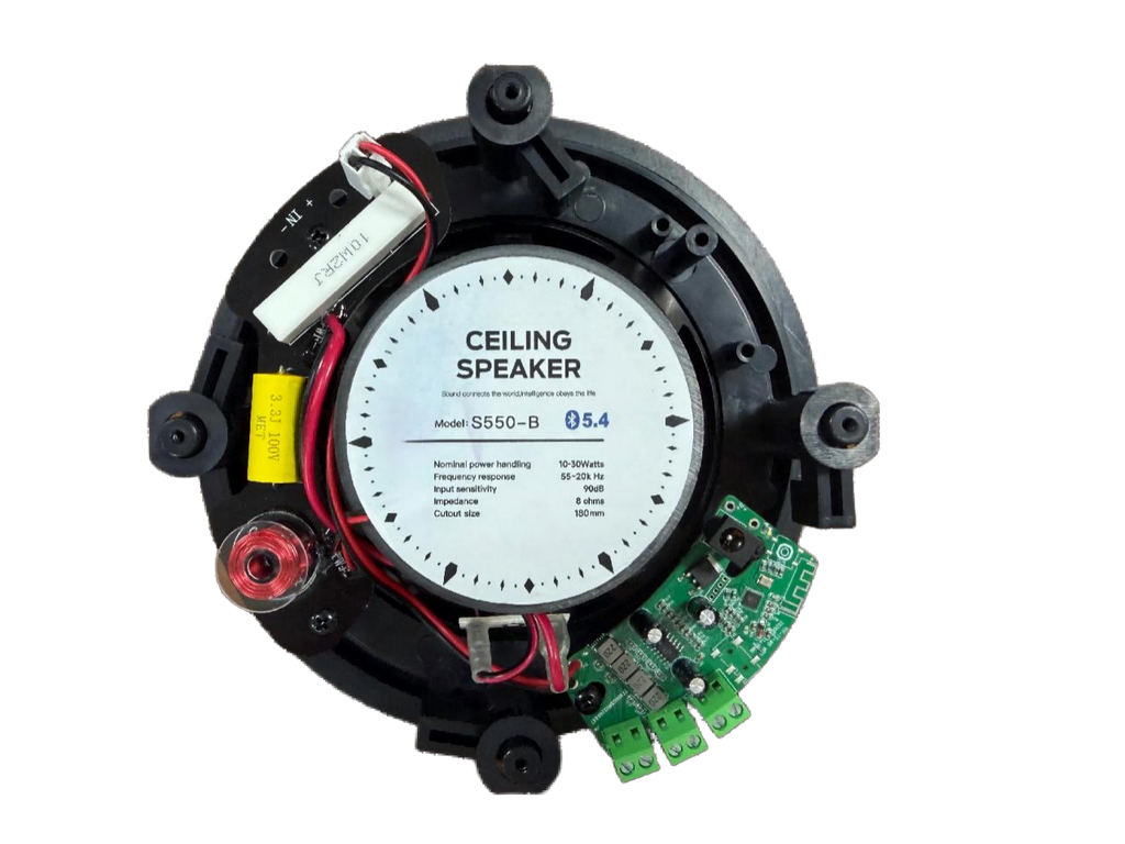 5.25-inch coaxial dual-voice coil ceiling speaker