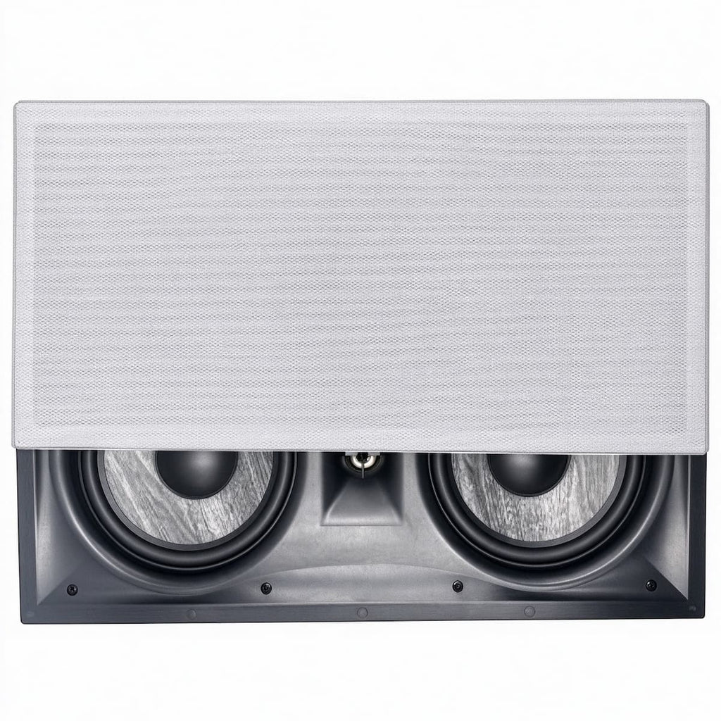 Double 8-inch in-wall wall speakers WGY850
