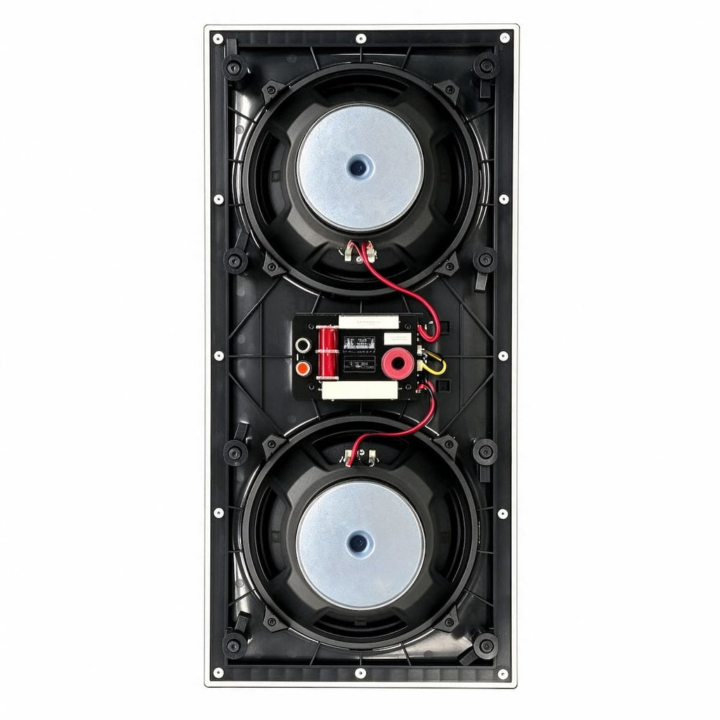 Double 8-inch in-wall wall speakers WGY850